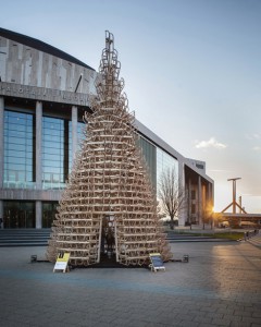 Christmas-tree-made-of-365-sledges-by-Hello-Wood_dezeen_4